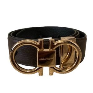 Salvatore Ferragamo Men’s Reversible Belt Black/Brown